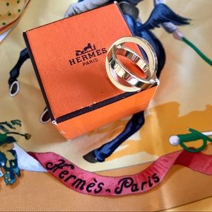 HERMÈS Bijouterie Fantaisie Scarf Ring w B…